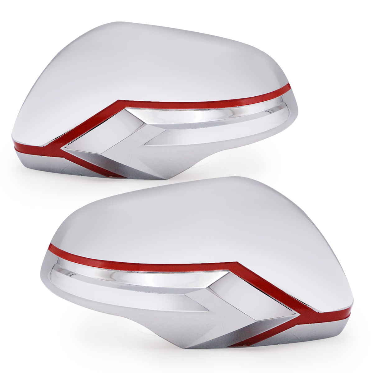 Chrome Side Wing Mirror Cover Trim For Mitsubishi L200 Pajero Sport