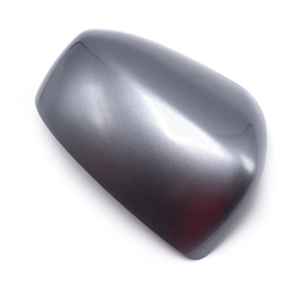 Pair Wing Side Mirror Cover Grey For Mitsubishi Mirage