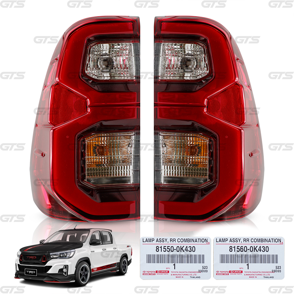 Pair Tail Lamp Led Fits Toyota Hilux Revo M70 80 SR5 ZEdition 2020
