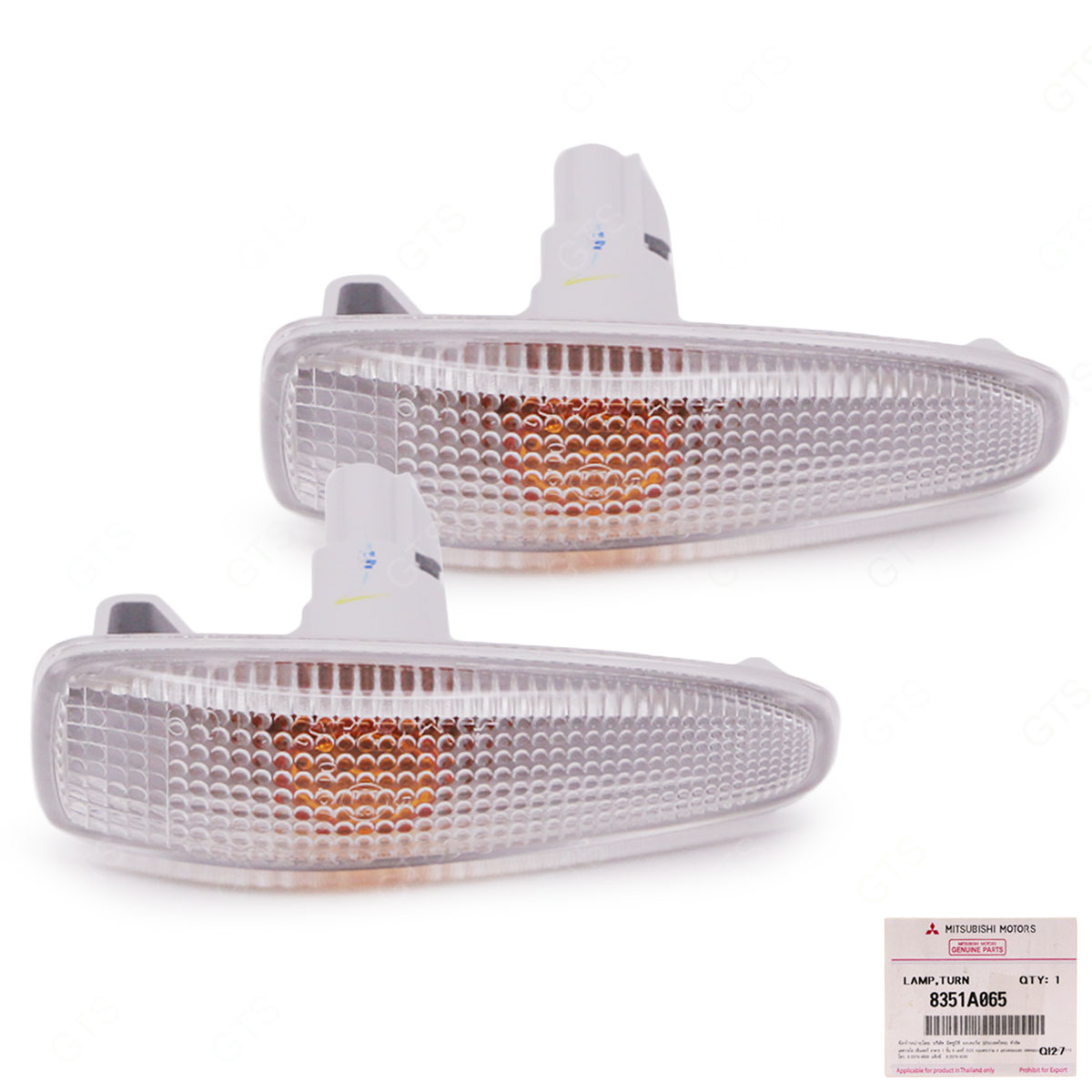 Pair Side Lamp signal Light For Mitsubishi Mirage Space Star