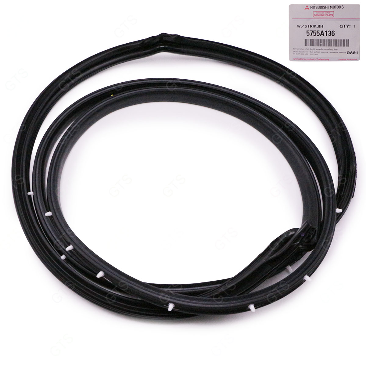 Rear RH Door Rubber Seal Weatherstrip For Mitsubishi Pajero Sport Suv ...