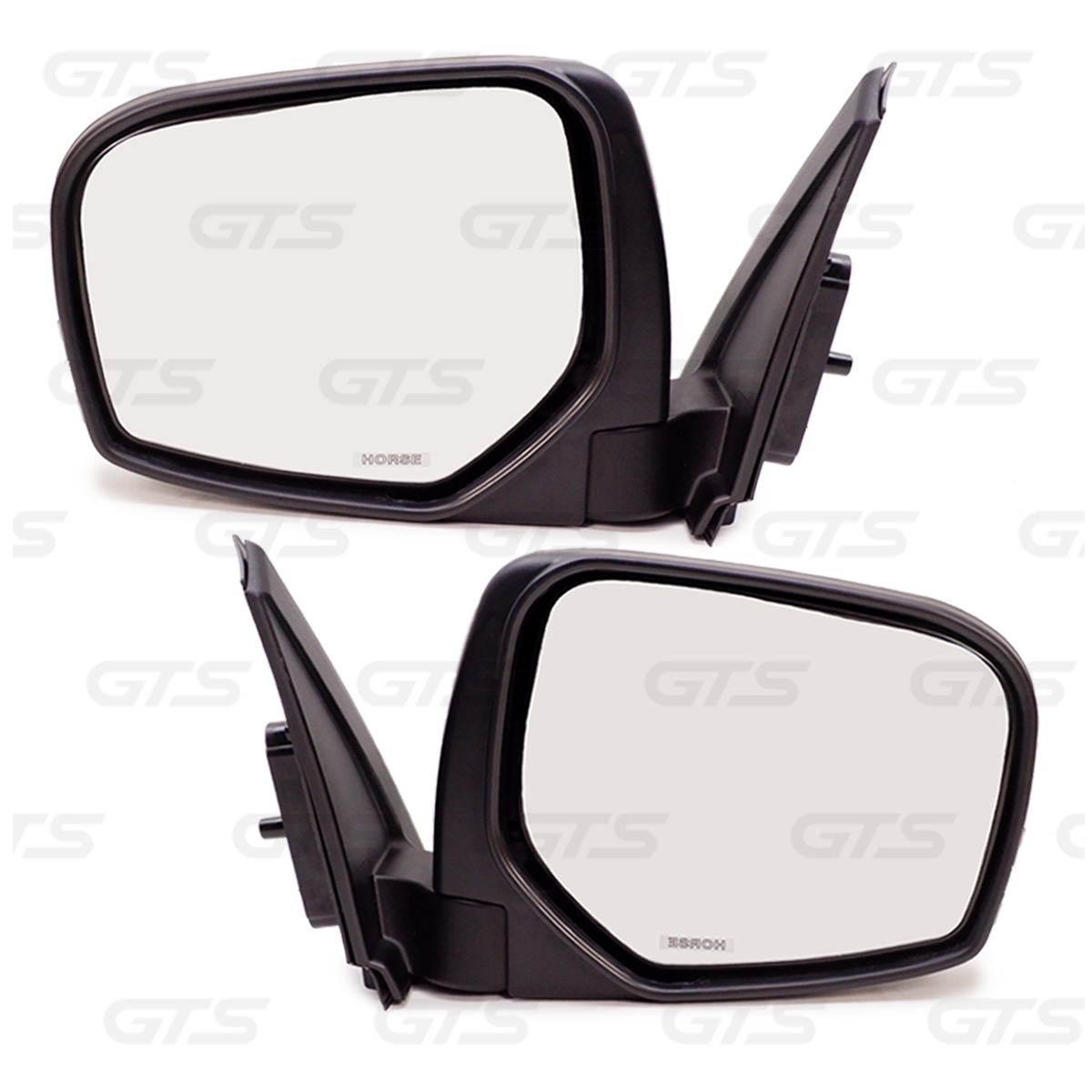 L+R Manual Side Mirror Wing Fits Mitsubishi L200 Triton'06-'15