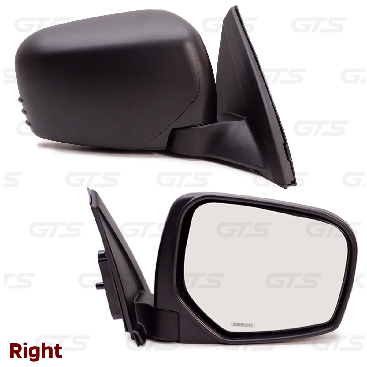 L+R Manual Side Mirror Wing Fits Mitsubishi L200 Triton'06-'15