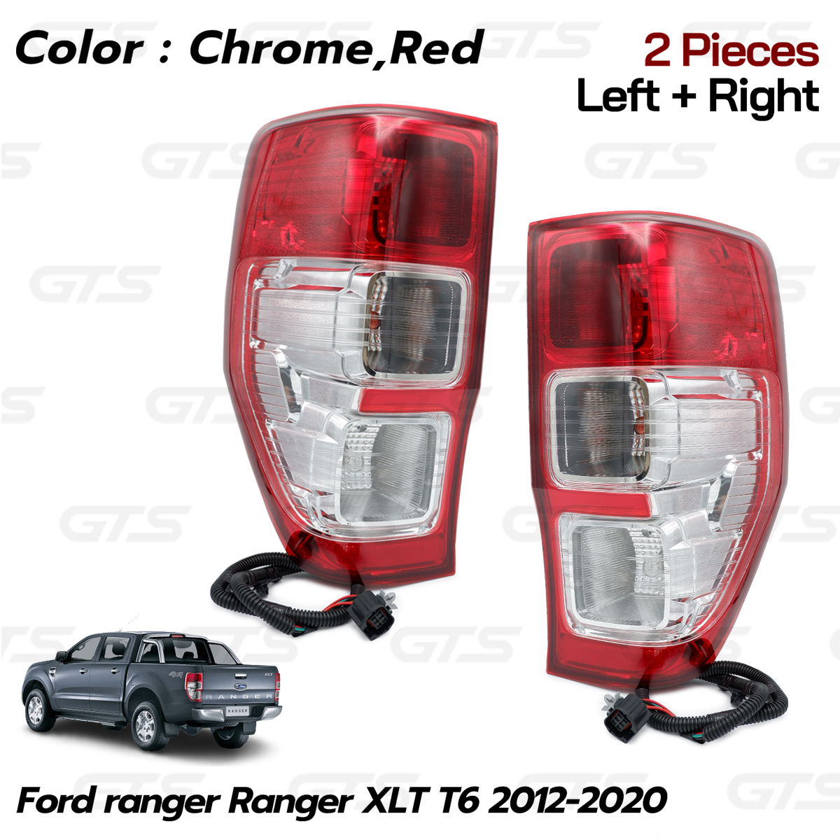 L+R Tail Lamp light Side Fits Ford Ranger XLT XL T6 T7 Ute Hi-Rider ...