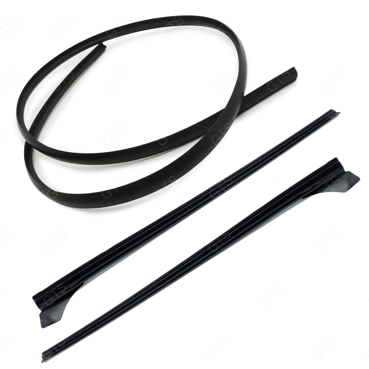 Set Front Windshield Reveal Molding Seal Rubber For Isuzu TFR LUV
