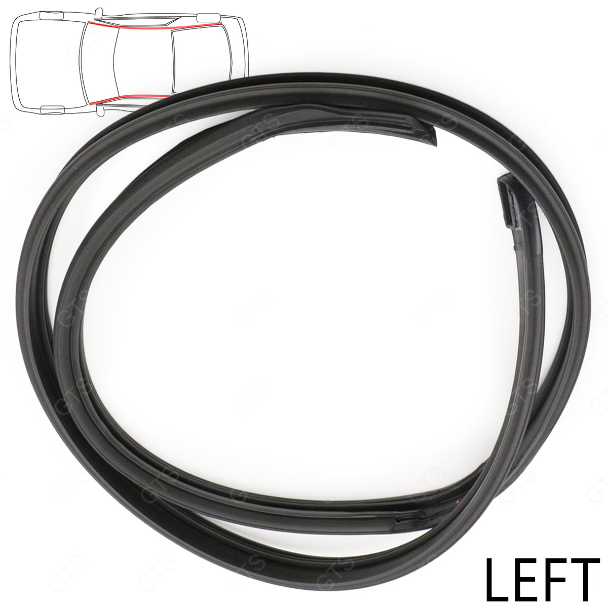 Xiuganpo Sigilla del Tetto Weatherstrip, 75552-52190 Anti Deformazione