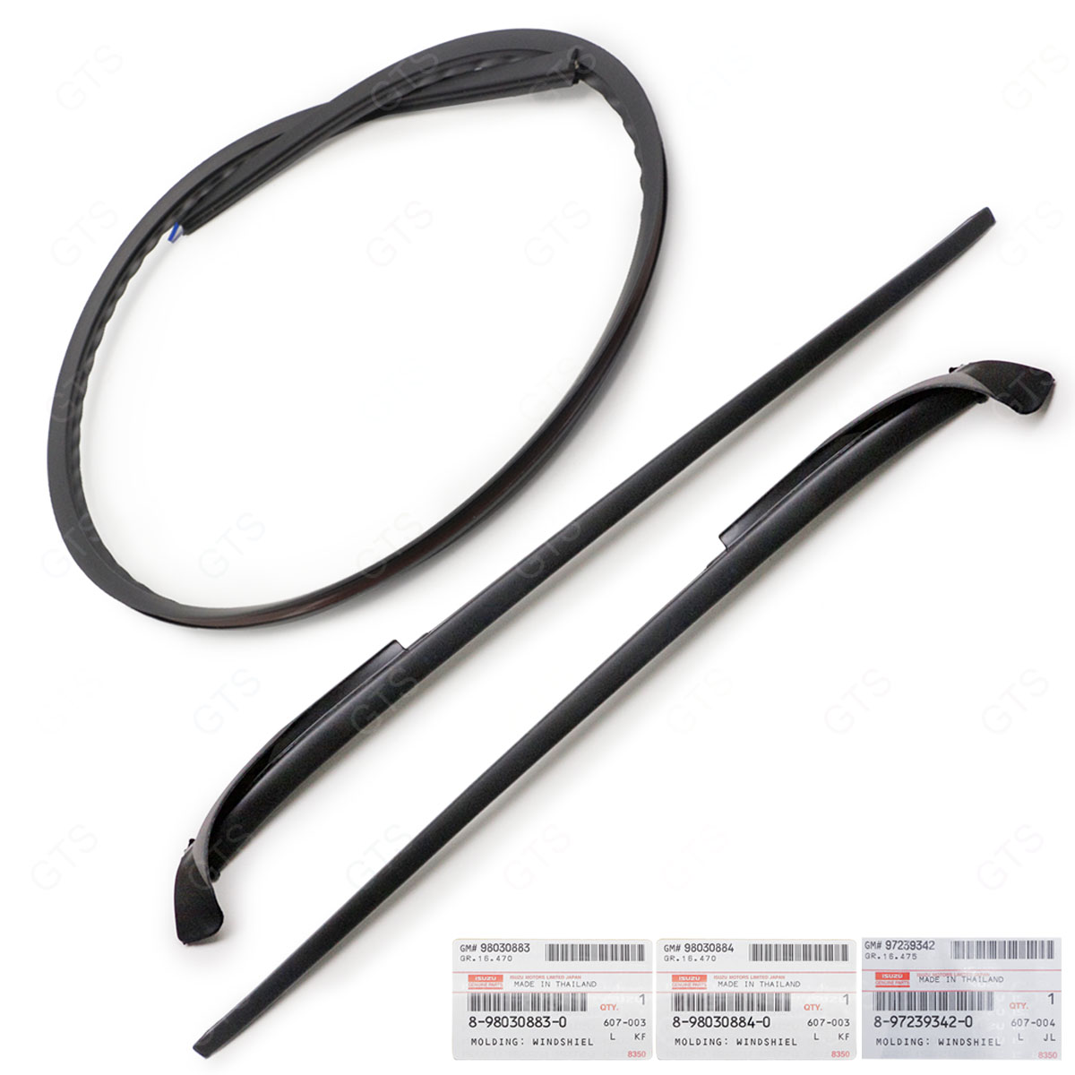 Fits Isuzu D-Max Dmax 2003 08 10 Set Front Windshield Reveal