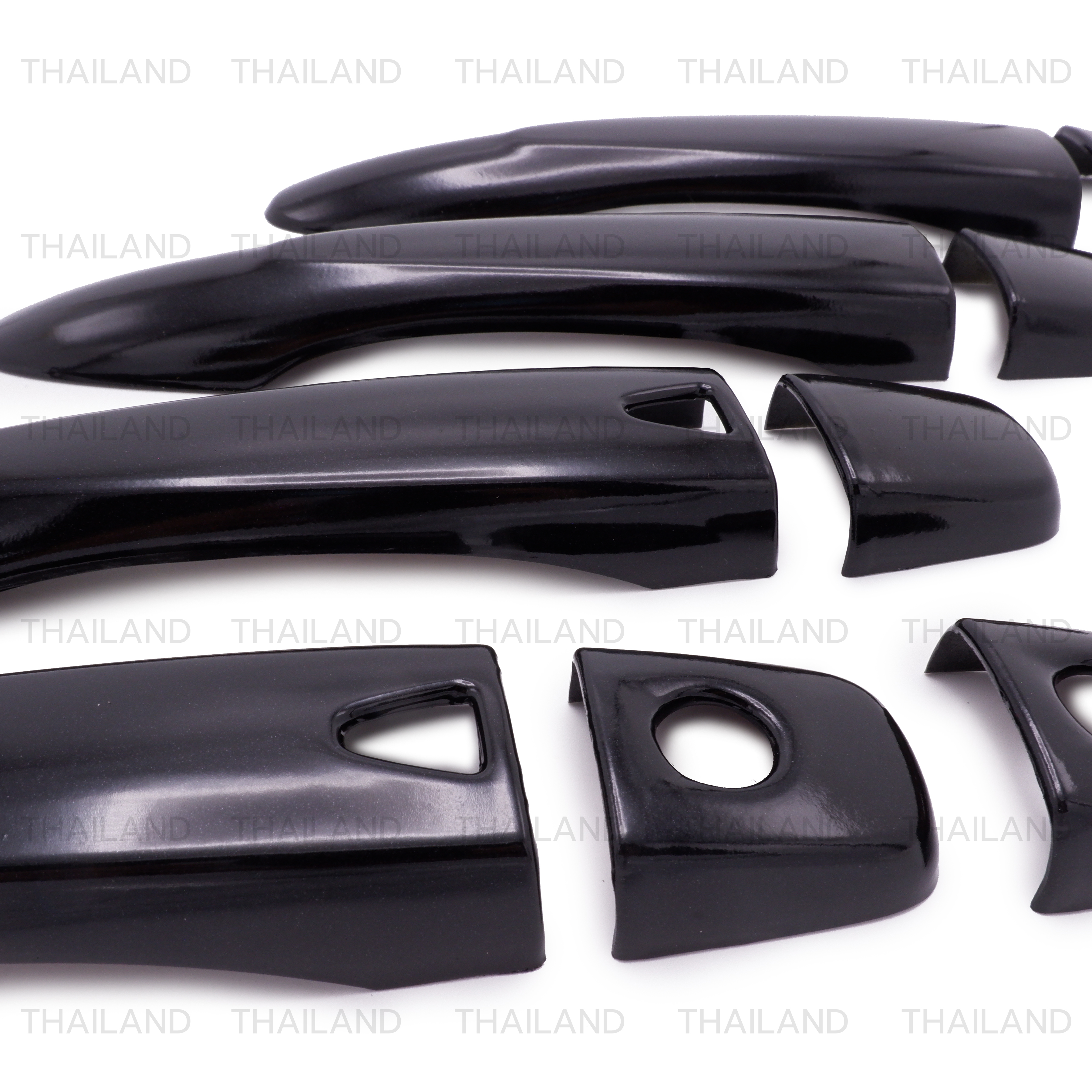 Black 4Dr Handle Hand Cover Trim For Nissan Navara D23 NP300 Pick