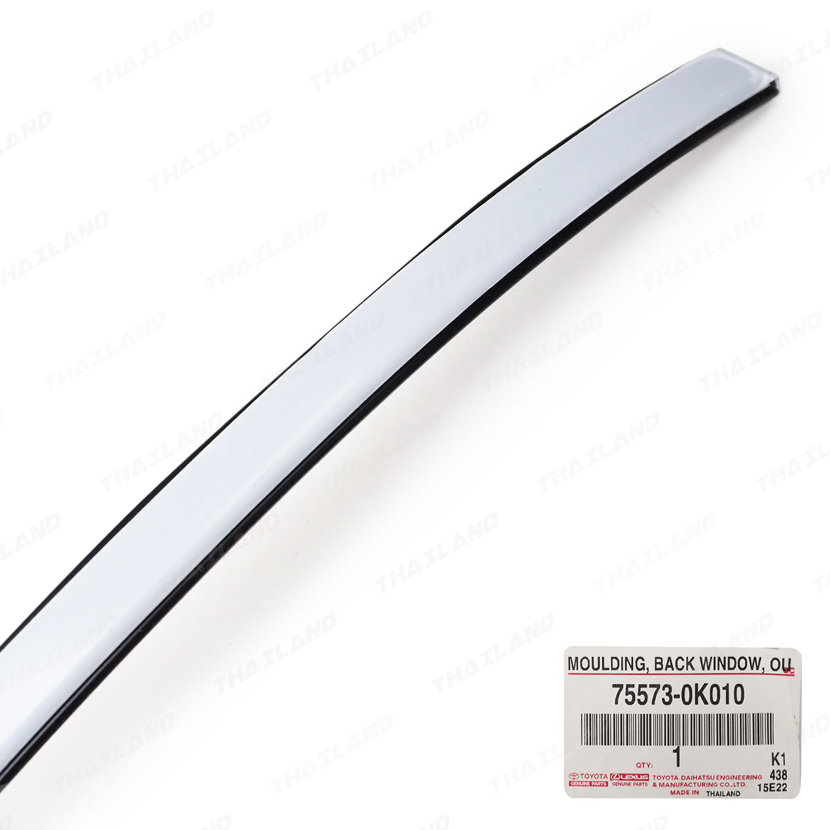 Moulding Back Window Chrome Outer For Toyota Fortuner SUV 4x4 4x2