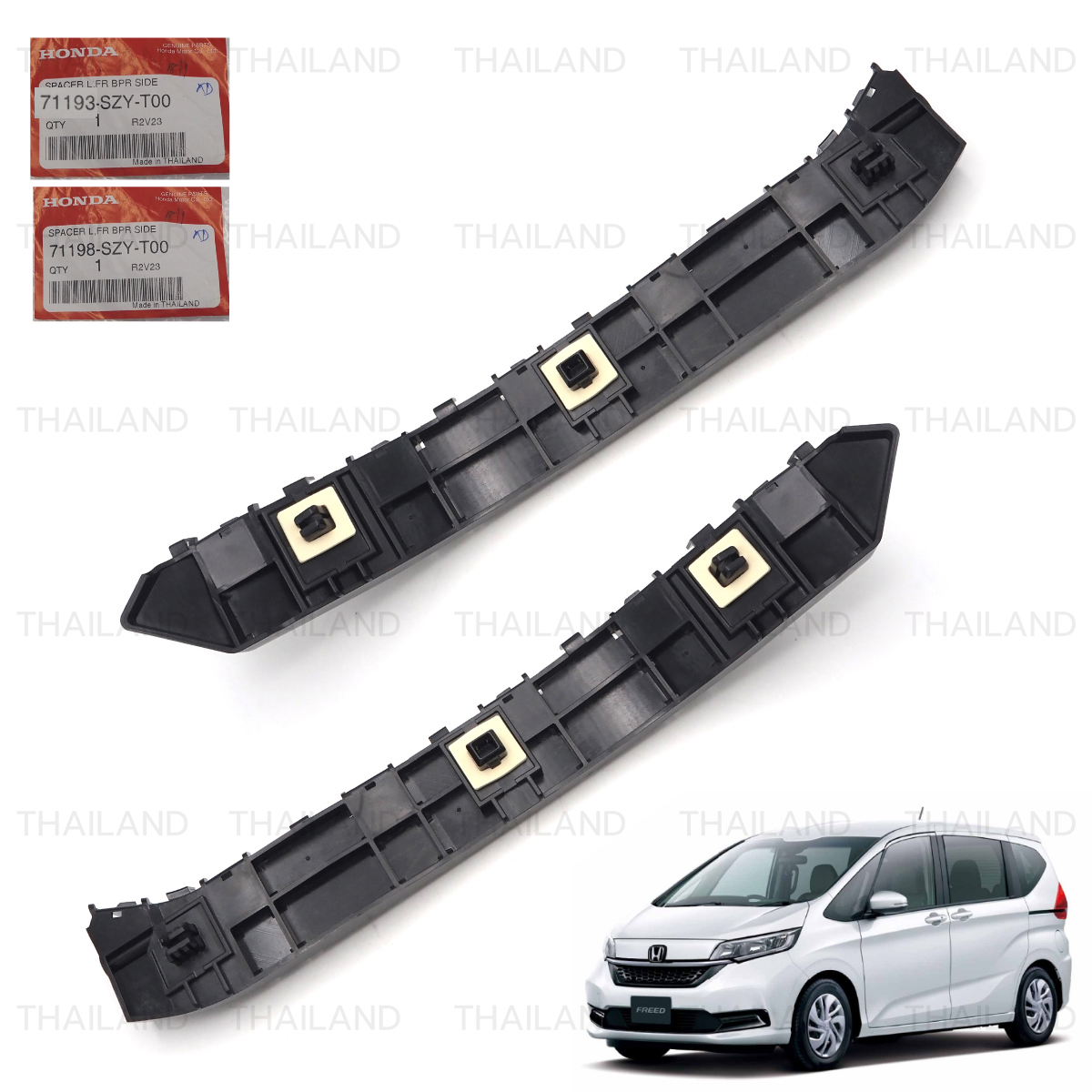 Pair Rear Bumper Side Spacer Bracket For Honda Freed GB3 GB4 GP3