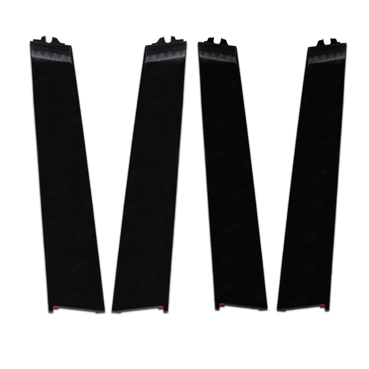 Set Black RS Mirror Cap Door Pillar Molding Fits Honda Civic FE RS 2021 - 2023 - Picture 7 of 11