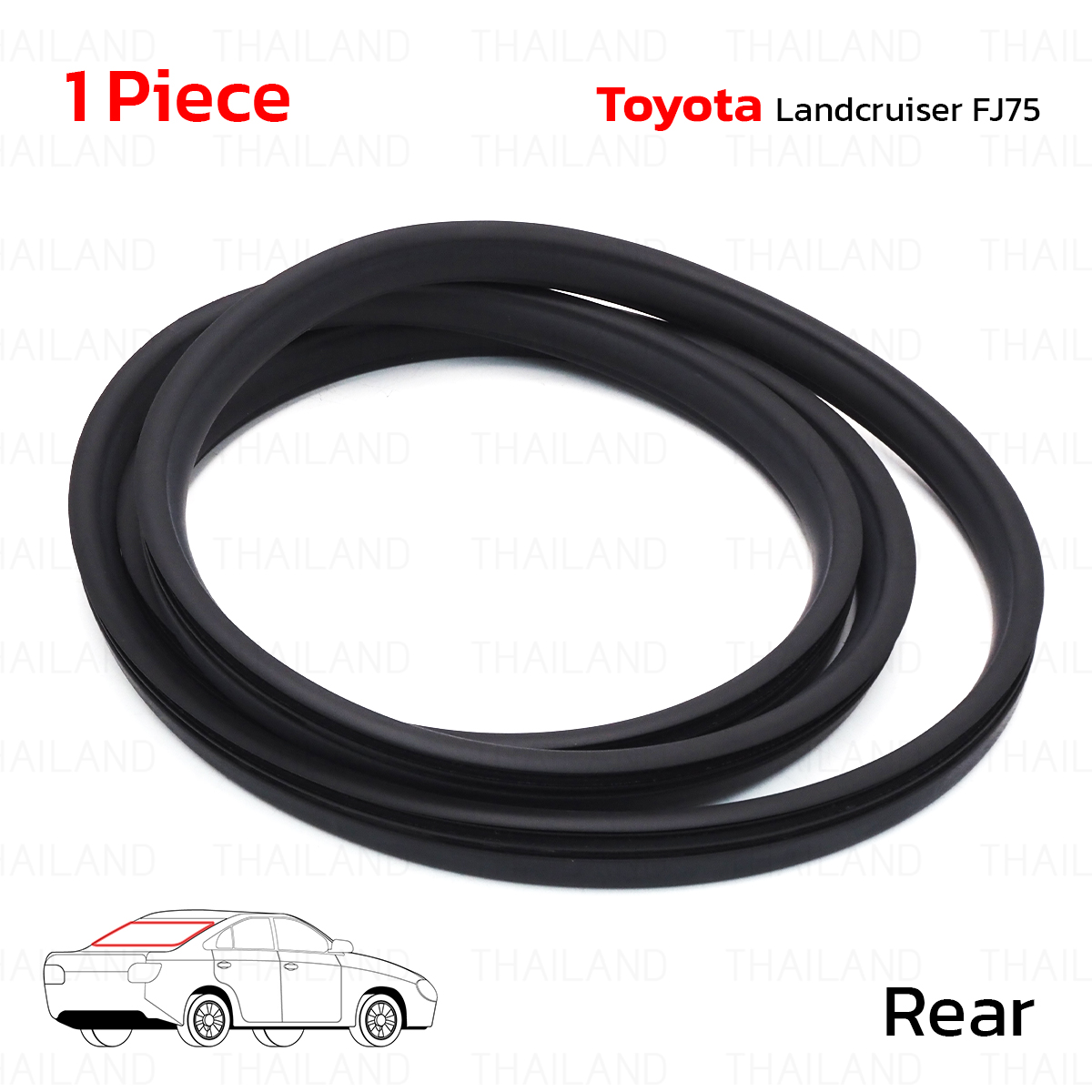 Genuine Toyota Land Cruiser HZJ75 Troopy Barn Door Seal Rubber – RH & LH Set