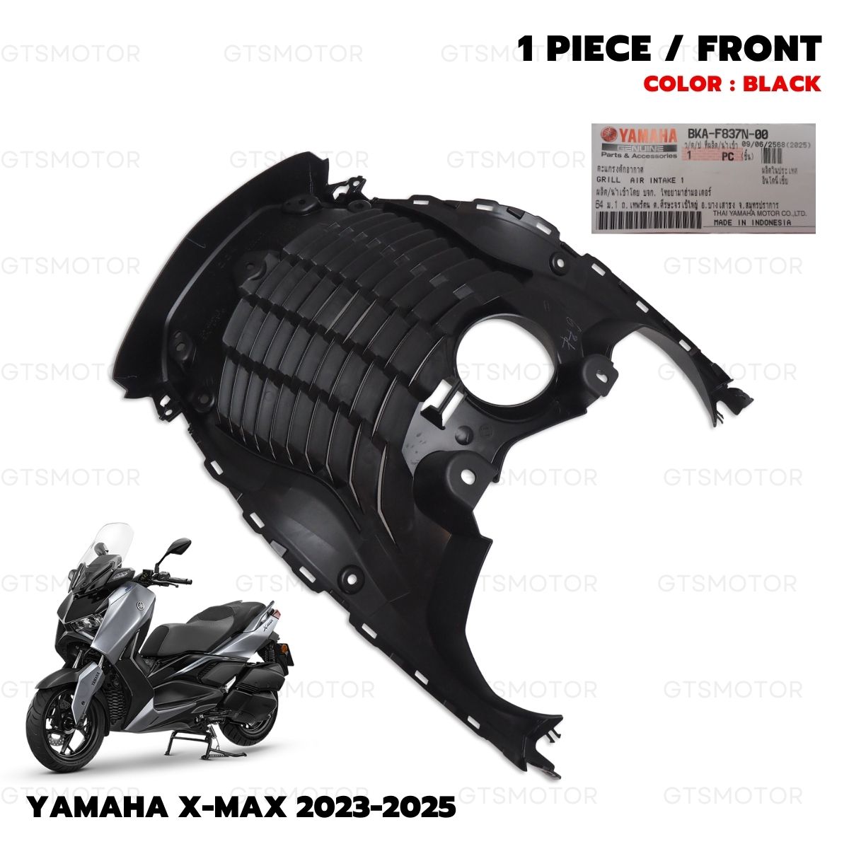 BKAF837N00 Grille Air Intake Belly Panel For Yamaha X-Max Xmax 300