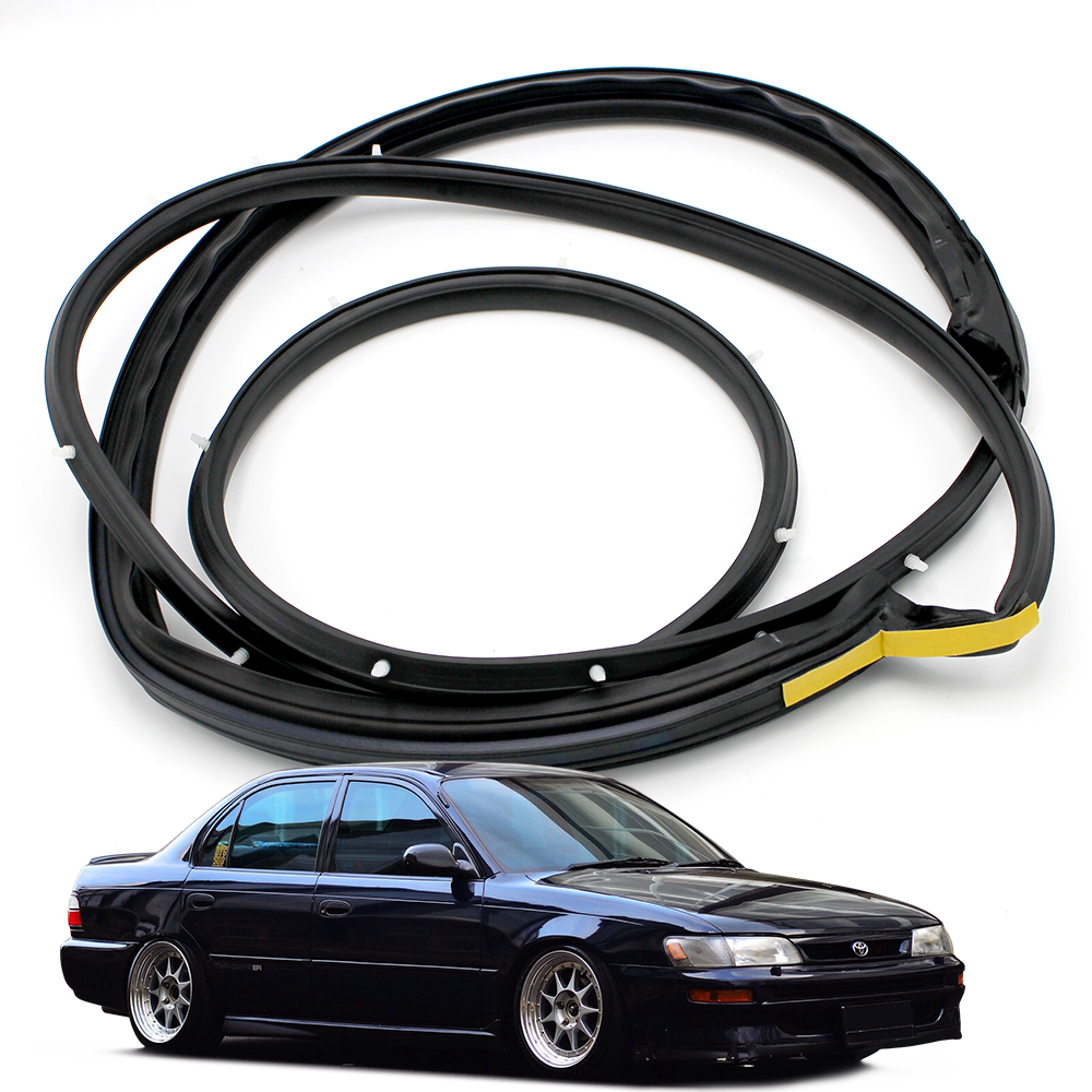 Front Lh Weatherstrip Door Rubber Seal For Toyota Corolla Ae100