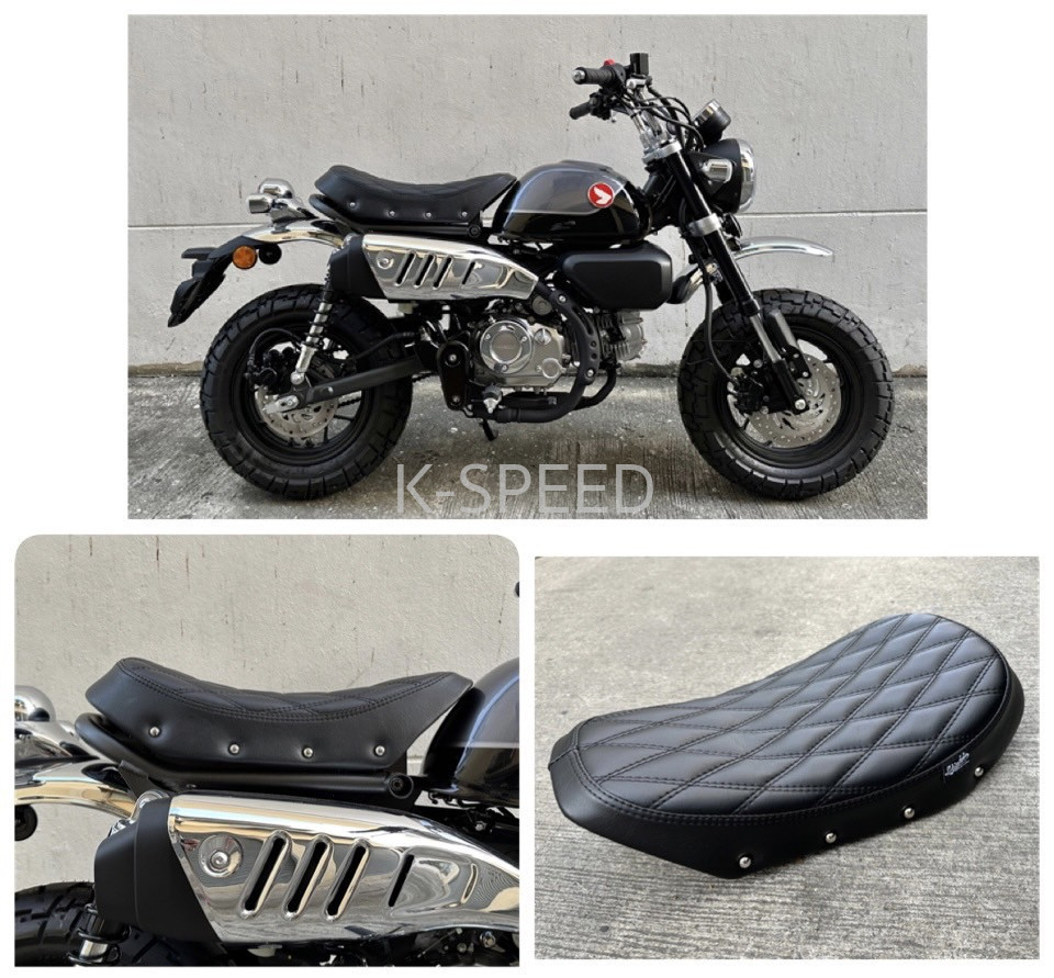 Diablo Custom Racing Plaid Replacement Seat Fits Honda Monkey 125