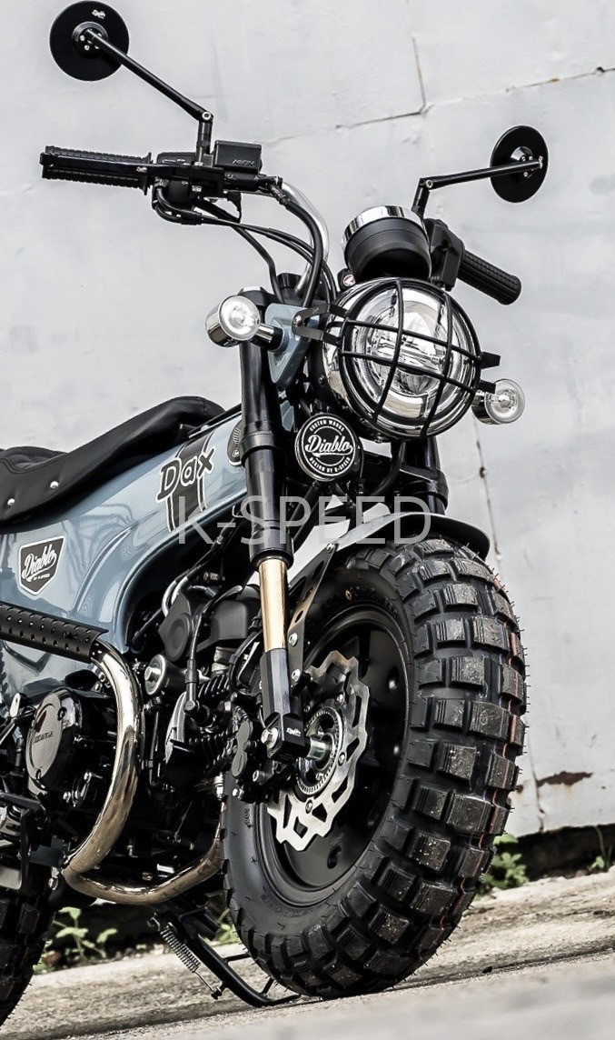 ダックス125　Diablo　リアサス Super low set Fork+Rear Shock+Stand Diablo Fits Honda DAX125 ST125