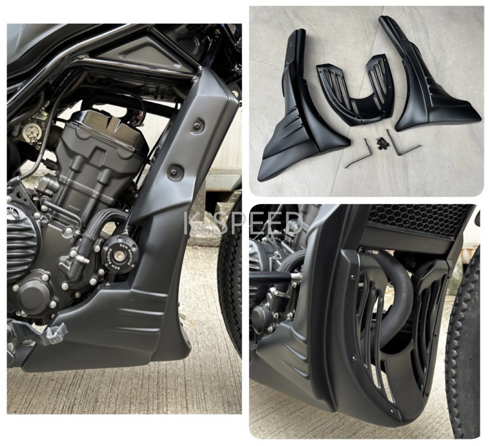 Diabolus Side Frame Cover Panel Engine Fairing For Honda Rebel 250