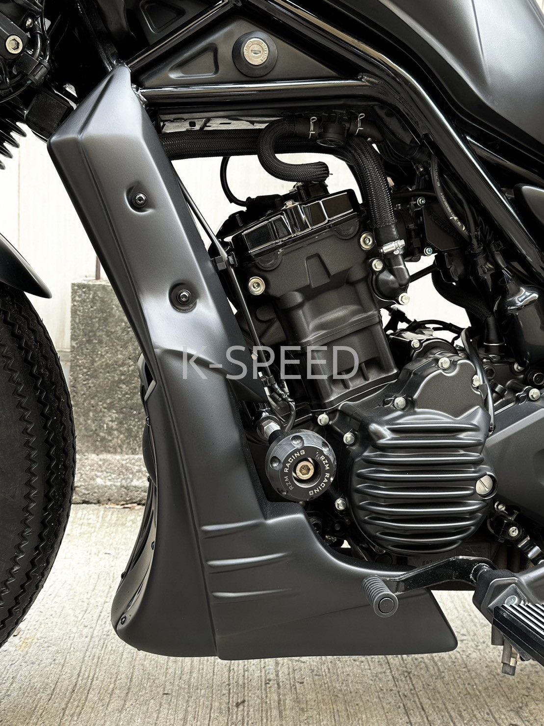 Diabolus Side Frame Cover Panel Engine Fairing For Honda Rebel 250