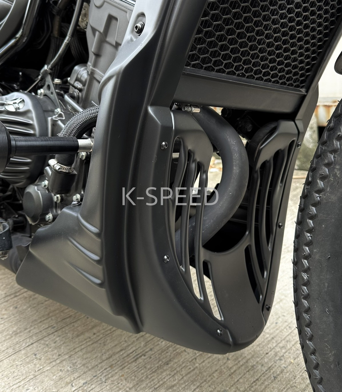 Diabolus Side Frame Cover Panel Engine Fairing For Honda Rebel 250