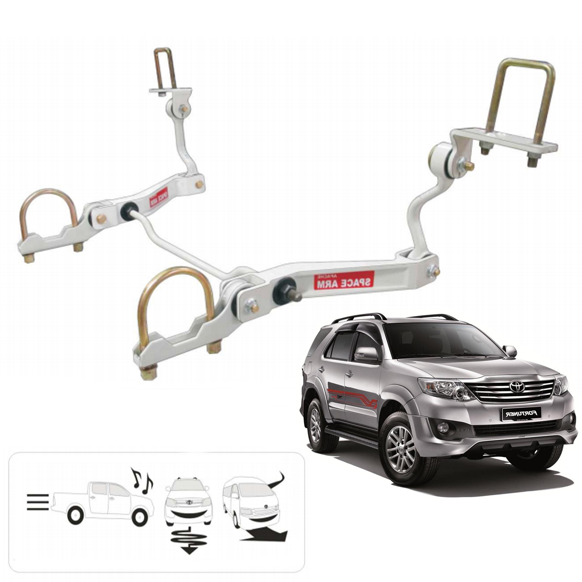 bike rack stabilizer bar