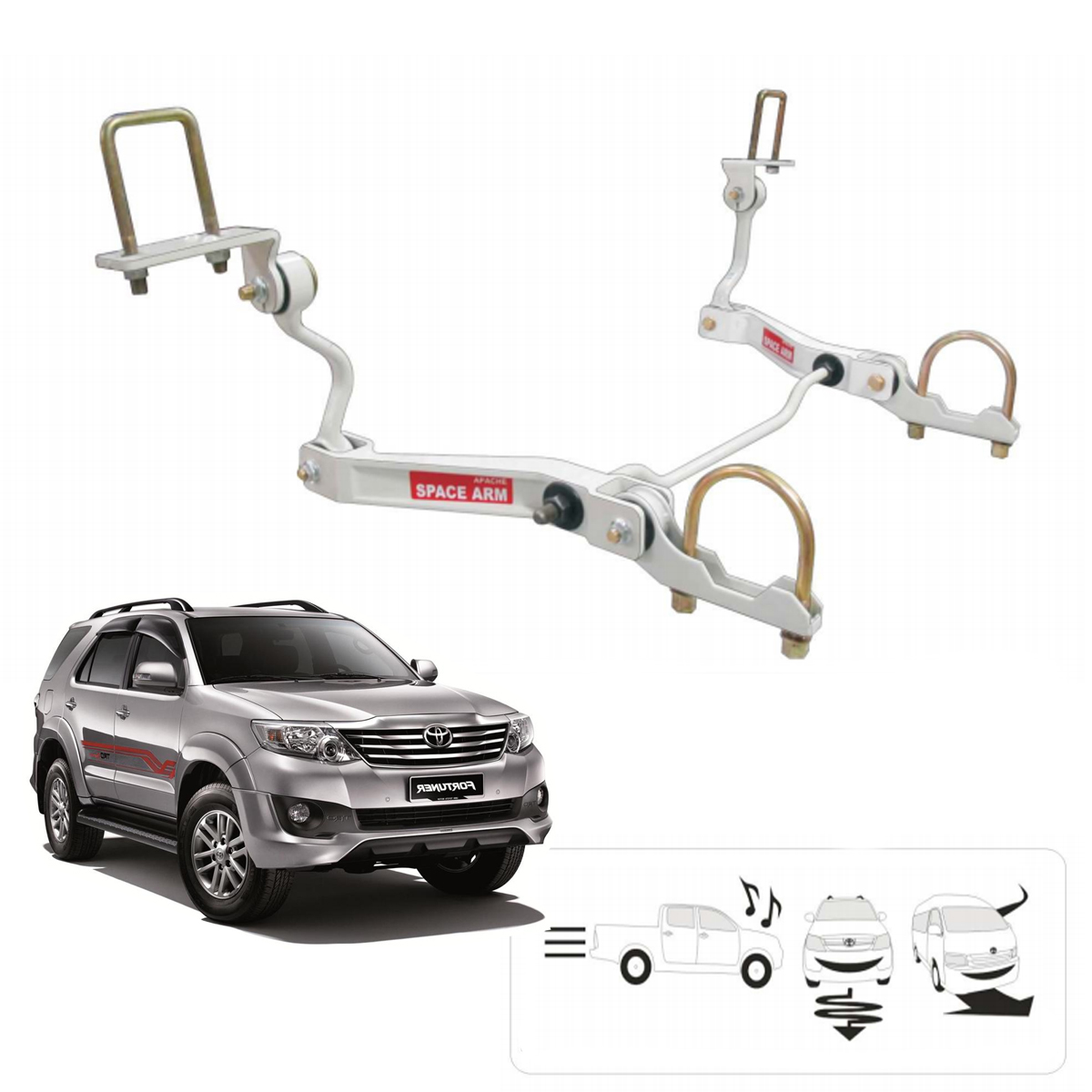 Fits Toyota Fortuner Suv 2007 14 Rear Stabilizer Anti Roll Sway Bar