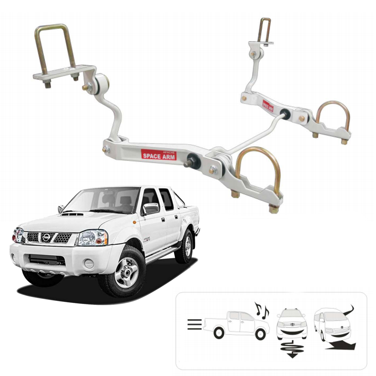 Fits Nissan Frontier BigM 98 05 Rear Stabilizer Anti Roll Sway Bar