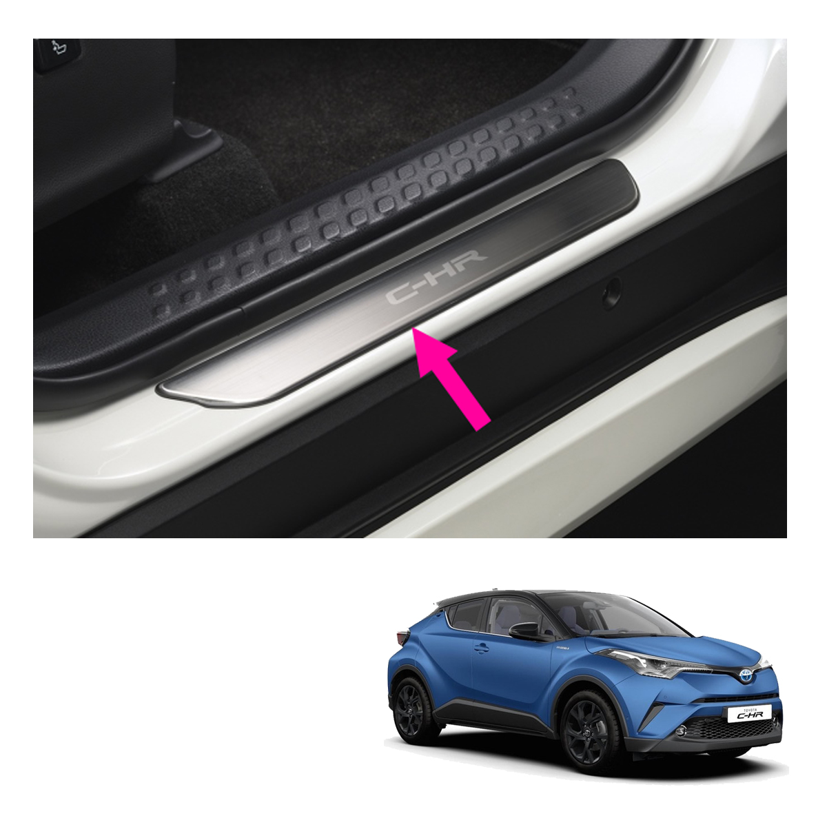 toyota chr scuff plates