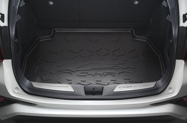 Fits Toyota C-HR Suv 18 19 Genuine Rear Trunk Mat Luggage Tray Black Trim