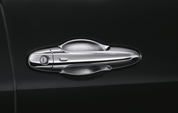 Door Handle Bowl Insert Inner Cover Chrome For Toyota Fortuner