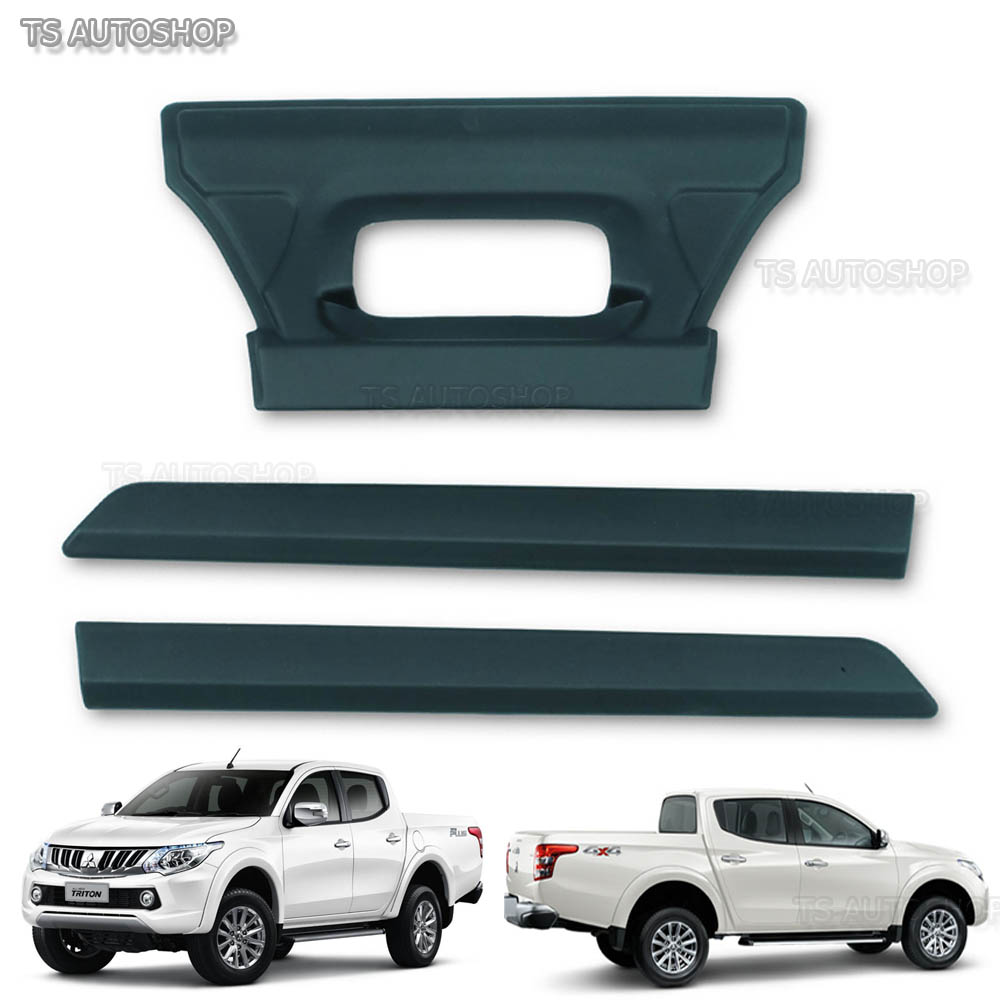 Matte Black Tailgate Tail Gate Cover For Mitsubishi L200 Triton Pickup ...